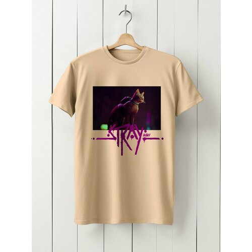 фото Футболка hypnotica, размер 2xs, бежевый