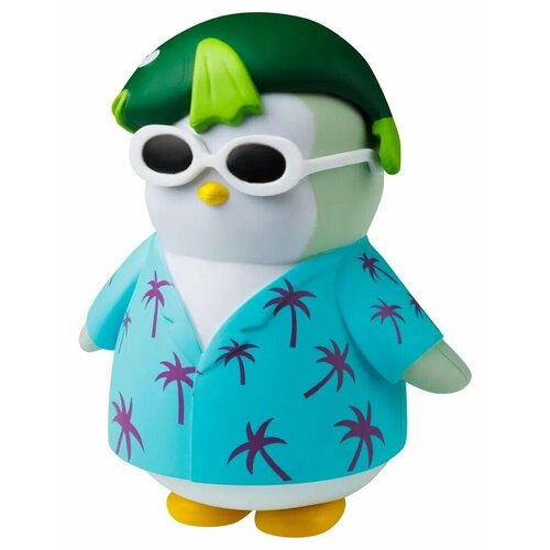 Фигурка Pudgy Penguins 11,5 см. фигурка в голубой рубашке + аксессуары PUP6010-B