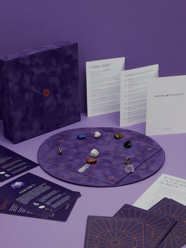 Изображение товара Набор для гадания и медитации Mineral Meditation (Камни Судьбы) от moonswoon (руководство по гаданию в комплекте)