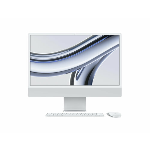 Apple iMac 24' (M3 8C CPU, 10C GPU, 2023) 8 ГБ, 256 ГБ SSD MQRJ3 Silver