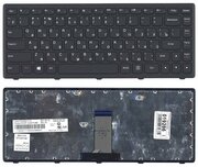Клавиатура для Lenovo 25213927 черная с рамкой
