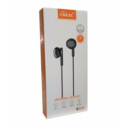Проводные наушники Mietubl L04 черный 390₽