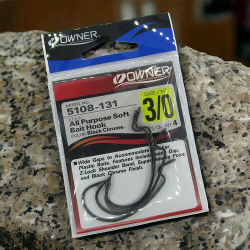 Крючок Owner 5108 All Purpose Softbait Hook № 3/0 gardeners all purpose planting soil 10l