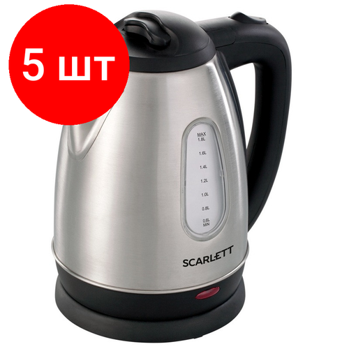 Комплект 5 штук Чайник Scarlett SC - EK21S20 1600Вт 18л 1290700₽