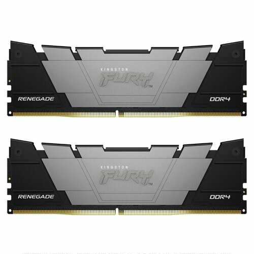 Модуль памяти 16GB Kingston DDR4 3200 DIMM FURY Renegade Black Gaming Memory KF432C16RB2K216 Non-ECC CL16135V Кит 2х8GB RTL 613500₽