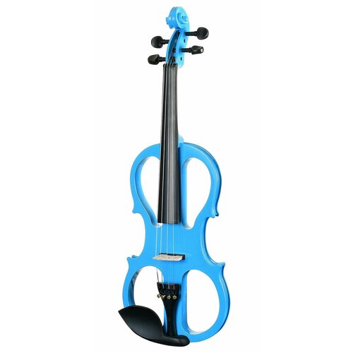 электроскрипка 4 4 antonio lavazza evl 05 bl комплект смычок кейс канифоль наушники батарейка кабель цвет синий Электроскрипка ANTONIO LAVAZZA EVL-01 BL 4/4 голубая