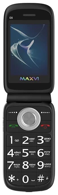 Телефон Maxvi E6 Black