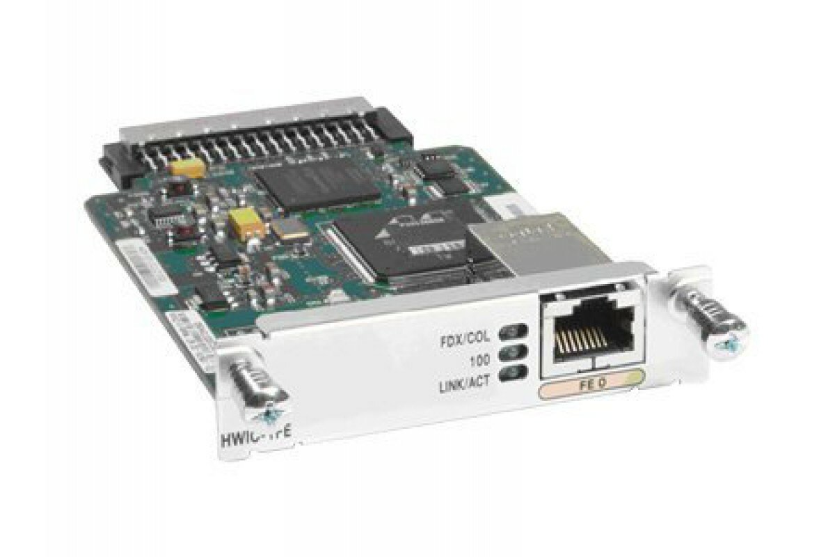 Модуль Cisco HWIC-1FE Plug-in module 1х10/100 Ethernet