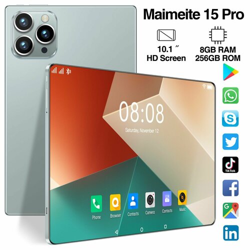 Детский планшет с большим экраном 101 дюйм Игровой планшет Офисный 4G Dual Sim 875600₽