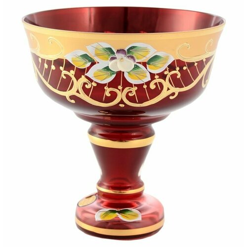 Конфетница 13 см нн красная Star Crystal Лепка SC 146907 3420₽