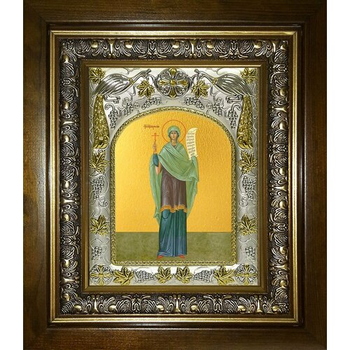 Икона Виринея (Вероника) Едесская мученица мученица виринея едесская вероника икона на доске 13 16 5 см