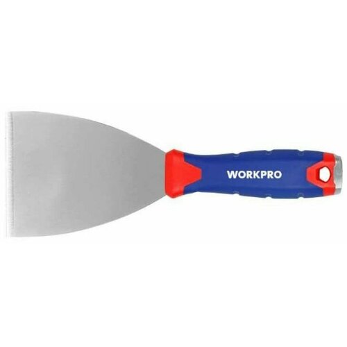 Шпатель жесткий из нержавеющей стали 80 мм с резцом WORKPRO WP321015 330₽