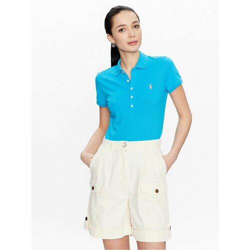 Поло Polo Ralph Lauren, размер XS [INT], голубой поло polo ralph lauren хлопок однотонное размер xl черный