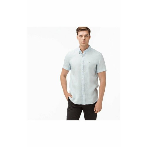 Рубашка LACOSTE, размер T41, голубой
