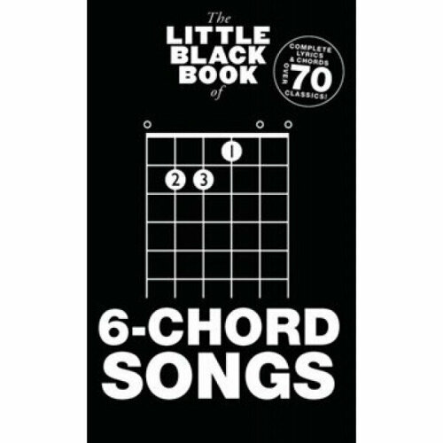 Книга с нотами Musicsales The Little Black Book Of 6-Chord Songs AM1007336