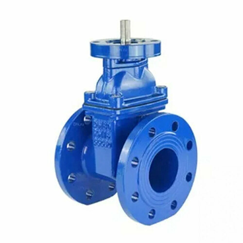 Задвижка клиновая 30ч939р синяя DN. RU-300-10-GGG50-EPDM-F4-BLUE Ду300 Ру10, обрезиненный клин - EPDM, для воды, T=110-120°C, под электропривод