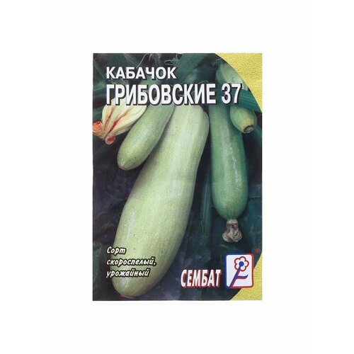 Семена Кабачок Грибовские 37, 2 г семена кабачок белоплодный грибовские 37 лидер 1 5 г агрофирма аэлита