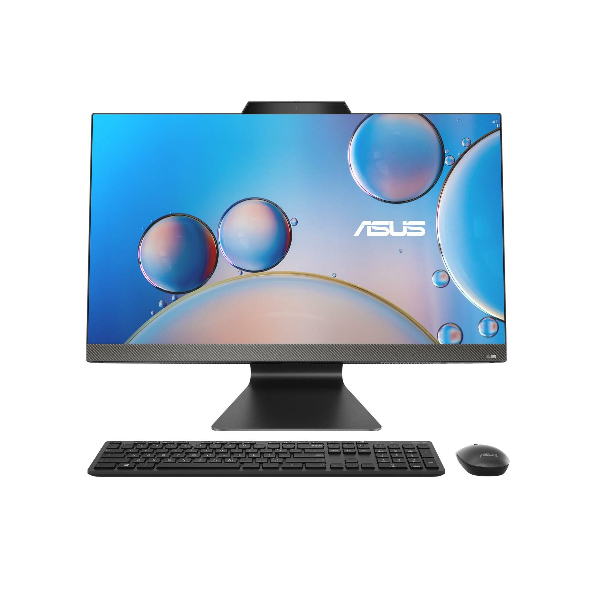 ASUS F3402WFA-BPC0040 23.8"(1920x1080 (матовый) IPS)/AMD Ryzen 5 7520U(2.8Ghz)/8192Mb/512PCISSDGb/noDVD/Int: AMD Radeon/Cam/BT/WiFi/war 1y/5.4kg/Black/DOS + проводные KB+M, норм. ножка