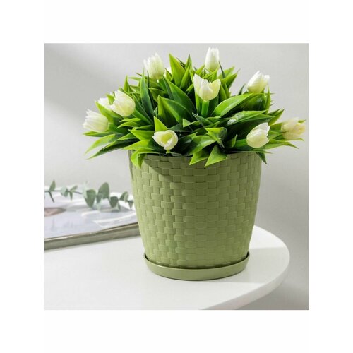 Горшки для цветов ресурс бежевый 388₽