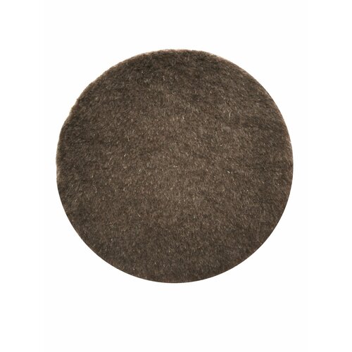 Коврик 37 см однослойный из шерстяного меха для мебели, для декора, в автомобиль, в баню, в сауну. Тефия