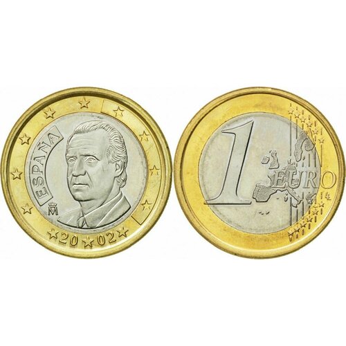 Испания 1 евро, 1999-2006 XF