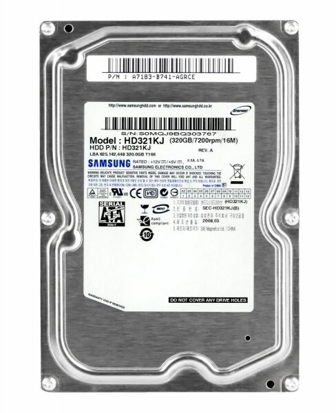 Жесткий диск Samsung HD321KJ 320Gb SATAII 3,5" HDD