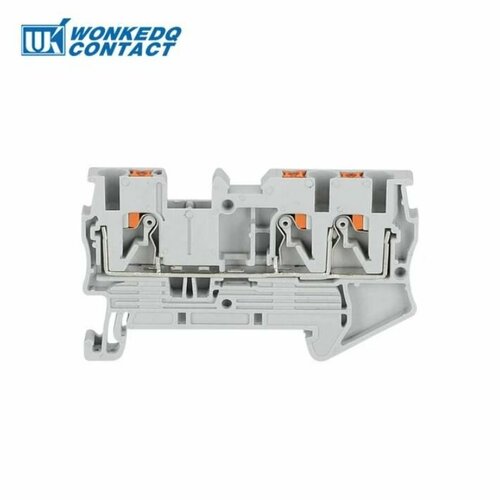 JPT2.5-TW Клемма 3-проводная 2.5 мм2 (5 шт)