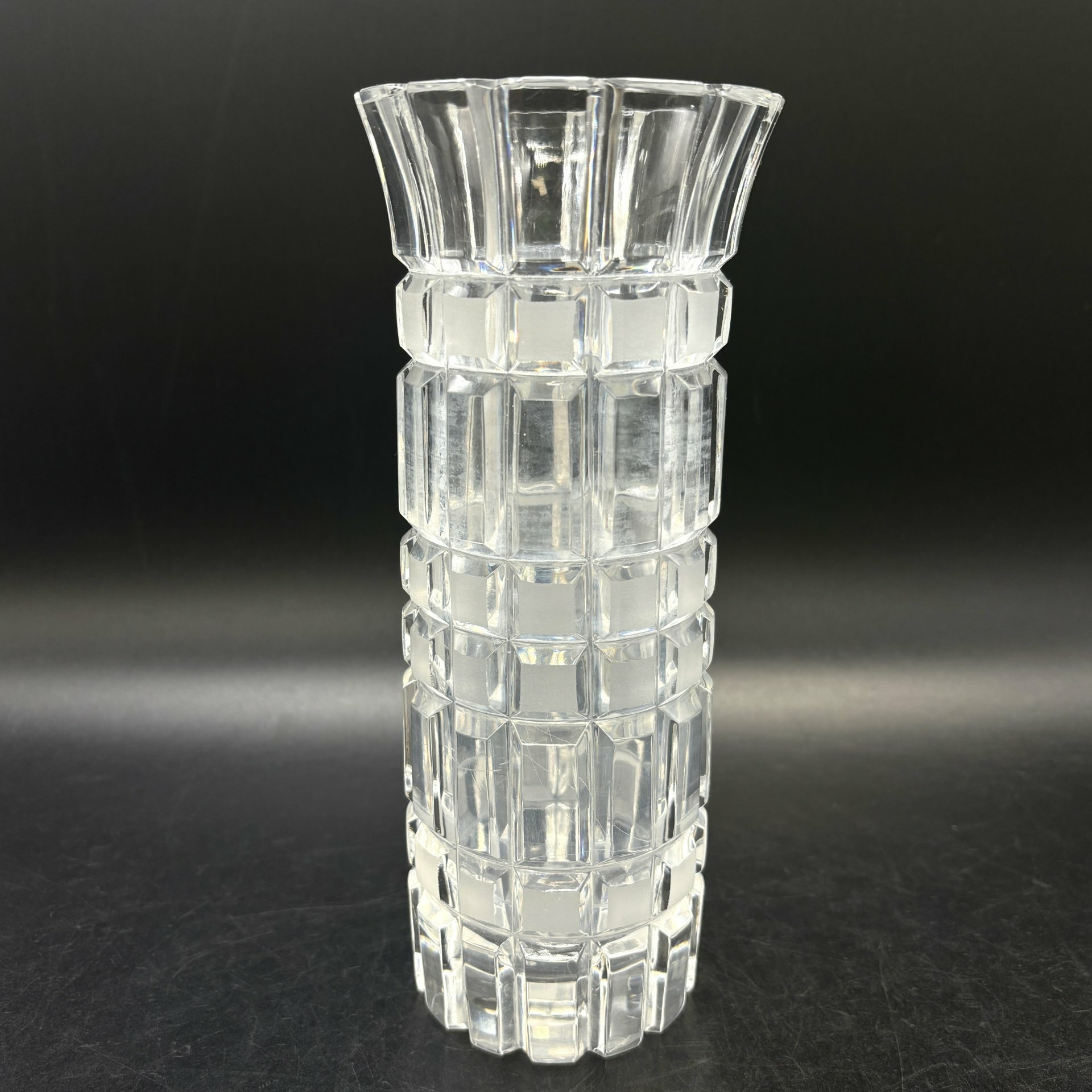 фото Ваза для цветов "Бисер", хрусталь, Гусевской хрустальный завод (Гусь-Хрустальный)