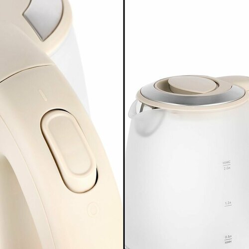 Чайник электрический KitFort КТ-6601 2200Вт бежевый 303000₽