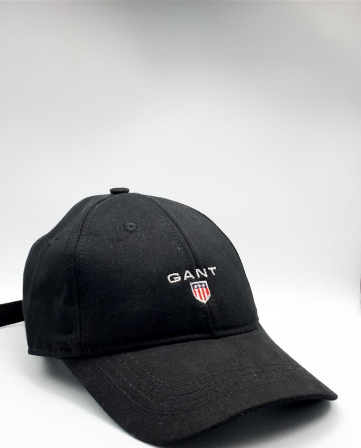 Мужская/женская бейсболка GANT Classic, чёрная, 100%-й хлопок, размер 58
