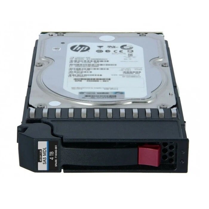 Жесткий диск HP MSA 4TB 6G SAS 7.2K LFF MDL HDD [718302-001]