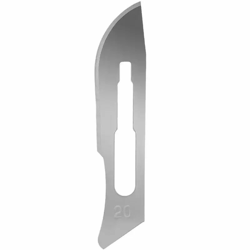 Лезвие для скальпеля "Feather" №20 нерж. сталь (Feather Safety)- - 10 шт