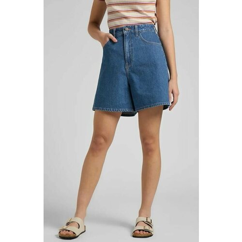 фото Шорты lee stella shorts women, размер 30, синий
