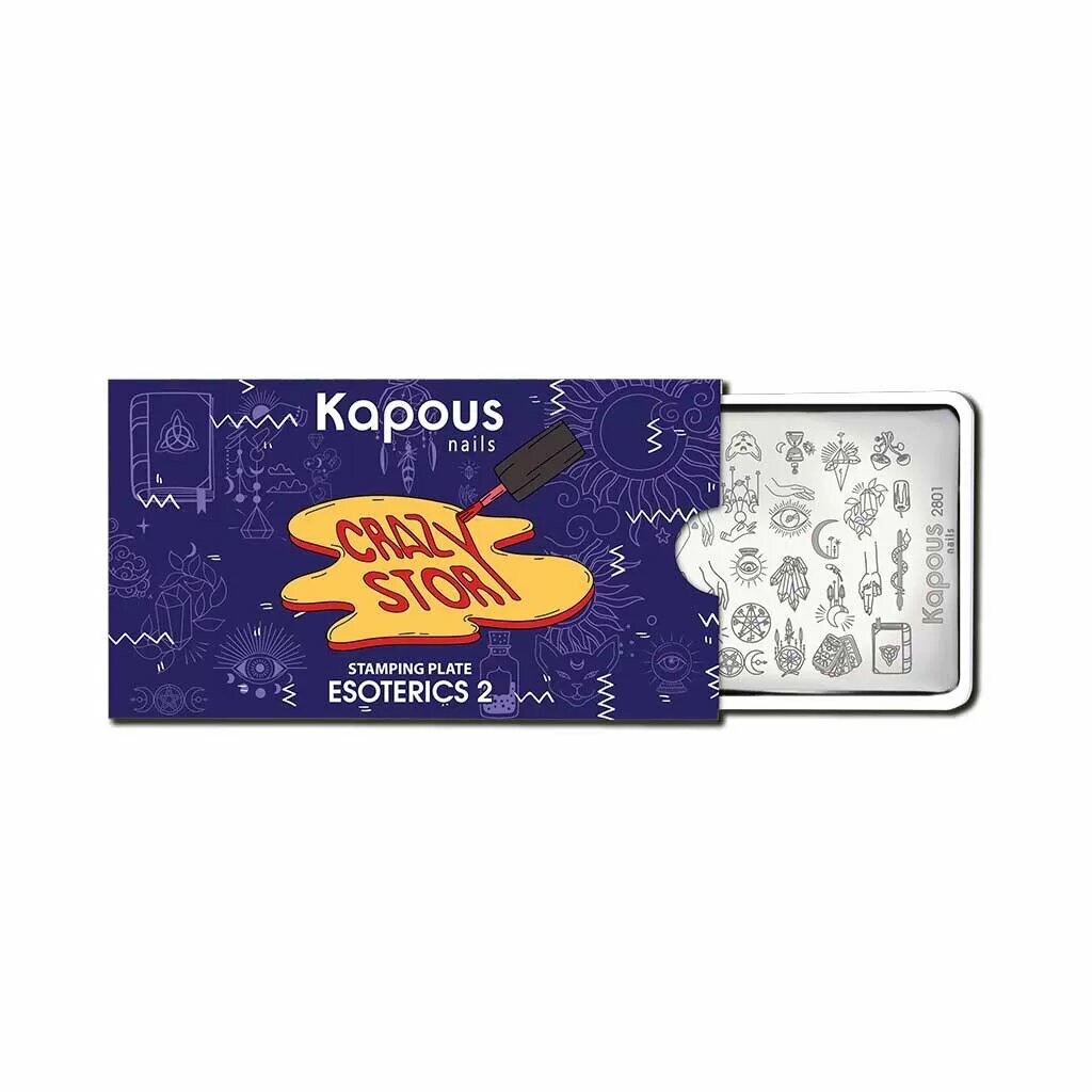 Пластина для стемпинга Kapous Professional «Crazy story», Esoterics 2 — фото 1