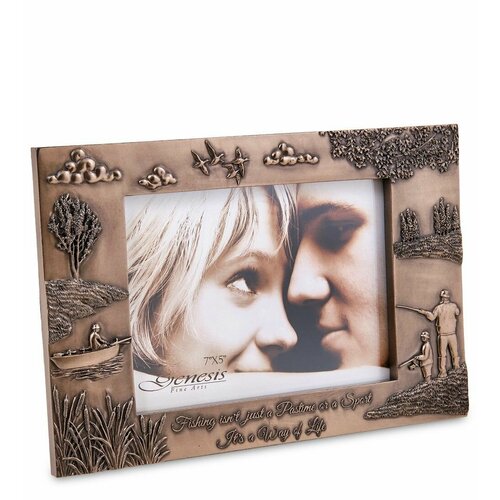 Фоторамка из полистоуна Рыбалка 6420₽