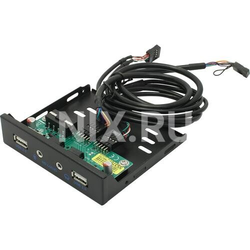 Контроллер Планка на переднюю панель Espada 2xUSB2.0 + 2x3.5mm Eu235