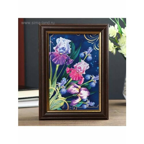 Ключница Цветы венге 15х21 см 950₽