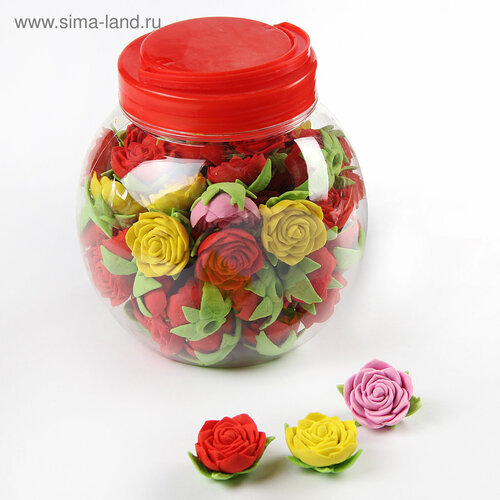 Ластик фигурный «Роза», в блистере (75шт.)