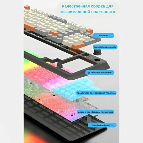 Ретро клавиатура с подсветкой K82 250000₽