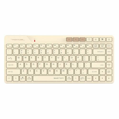 Клавиатура A4TECH Fstyler FBK26C AS USB BluetoothРадиоканал бежевый 3060₽