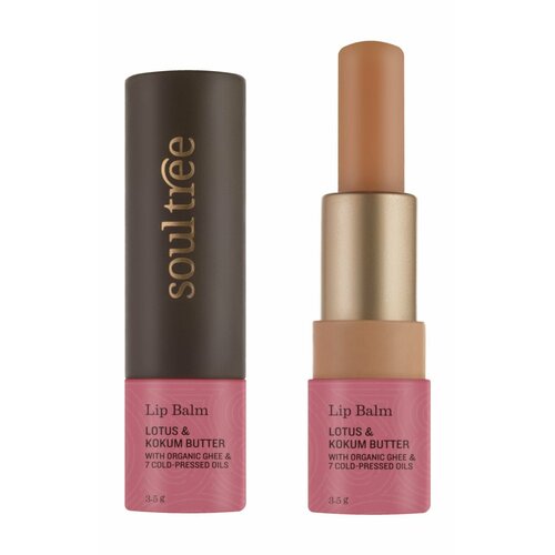 SoulTree Бальзам для губ с маслом лотоса и кокума