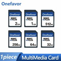 Карта памяти Onefavor 13Pins MultiMedia Card 32 МБ 64 МБ 128 МБ 256 МБ 512 МБ 1 ГБ 2 ГБ 4 ГБ MMC Plus, MMC-512MB