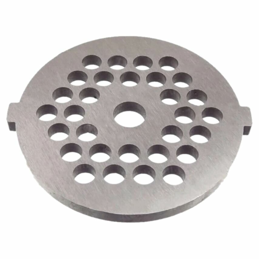 фото Решетка металлическая средняя с выступами (диаметр 54 мм) универсальная для мясорубки Moulinex, Panasonic, Scarlett, Vitek