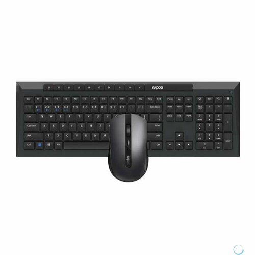 Клавиатура Мышь Rapoo 8210M Беспроводная 24G Bluetooth 50 USB Мембранная 1600 dp 402000₽