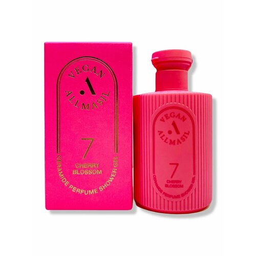 Allmasil 7 Ceramide Perfume Shower Gel_cherry Blossom Гель для душа с керамидами и ароматом вишни - 150 мл 1272₽