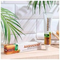 Аюрведическая травяная зубная паста Ааша (Aasha Herbals) Корица и Кардамон 100 гр