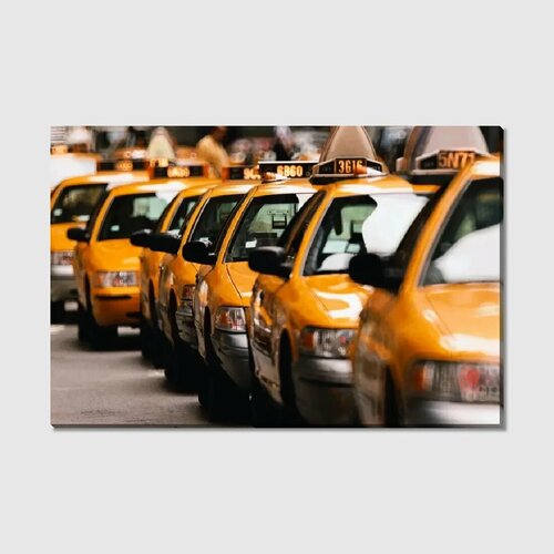 Картина на холсте Такси, 45*30 см