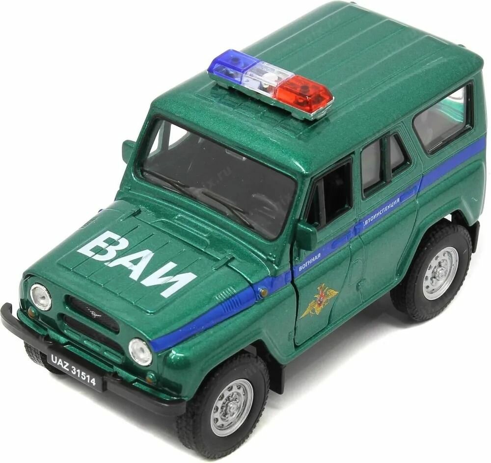 Машинка Welly 1:34-39 УАЗ Военная Автоинспекция 42380U-MC