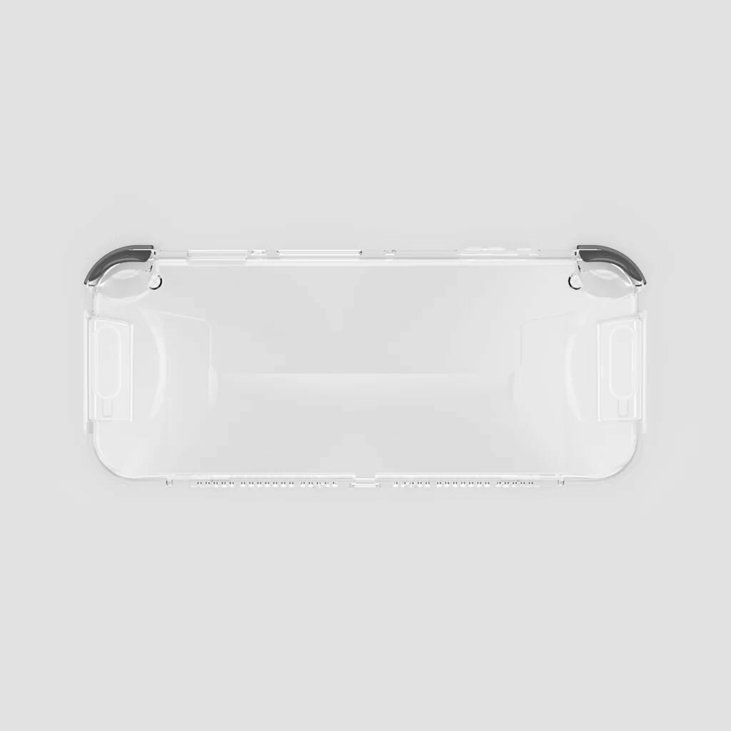Сменный корпус "GripCase" Skull & Co для Nintendo Switch OLED без рукояток, цвет Прозрачный (Clear)