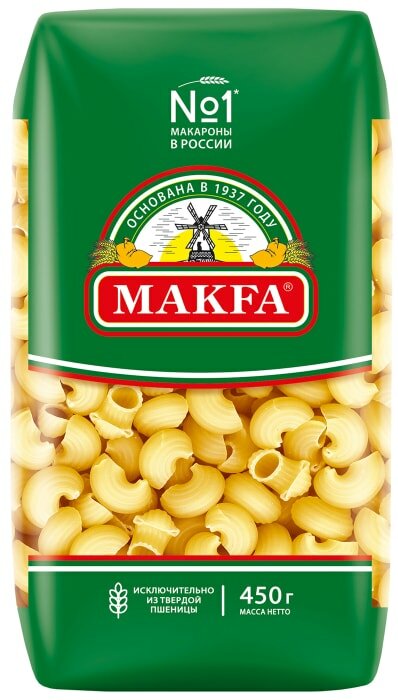 Макароны Makfa Улитки 450 г